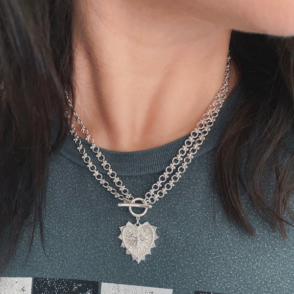 Collier Freya argent