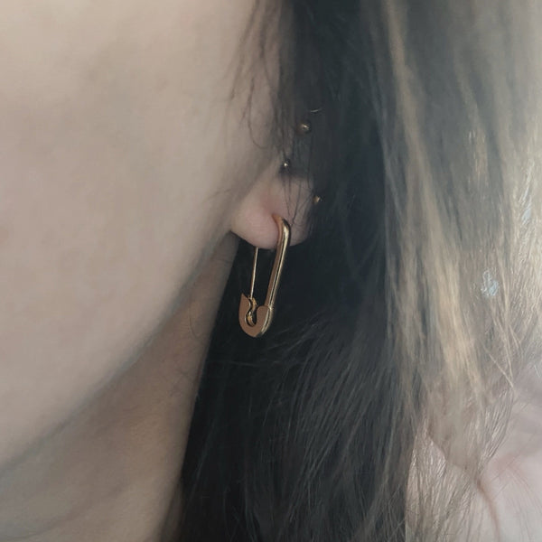 Pin earrings